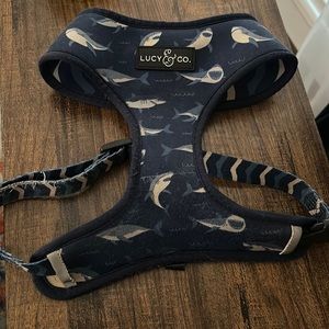 Lucy and Co Shark reversible dog harness size large
